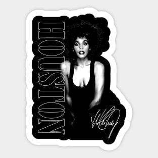 Whitney Houston 80s 90s Vintage Sticker